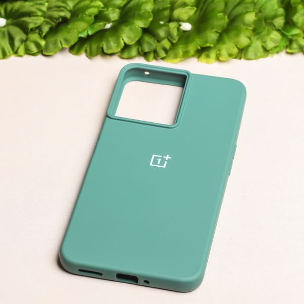 Green Original Silicone case for Oneplus 10R - The Hatke