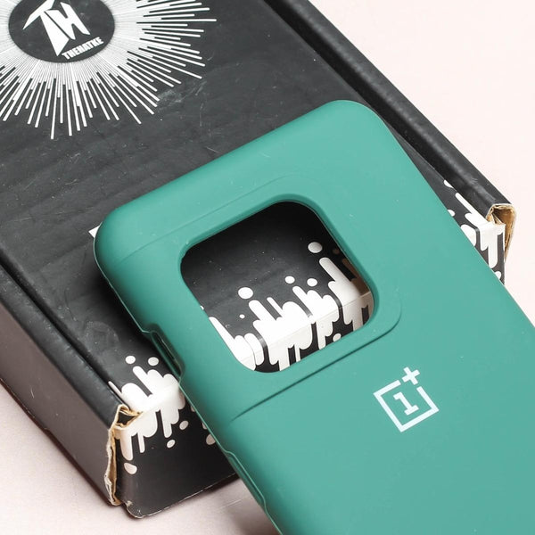 Green Original Silicone case for Oneplus 10T - The Hatke