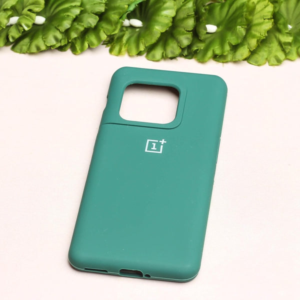 Green Original Silicone case for Oneplus 10T - The Hatke