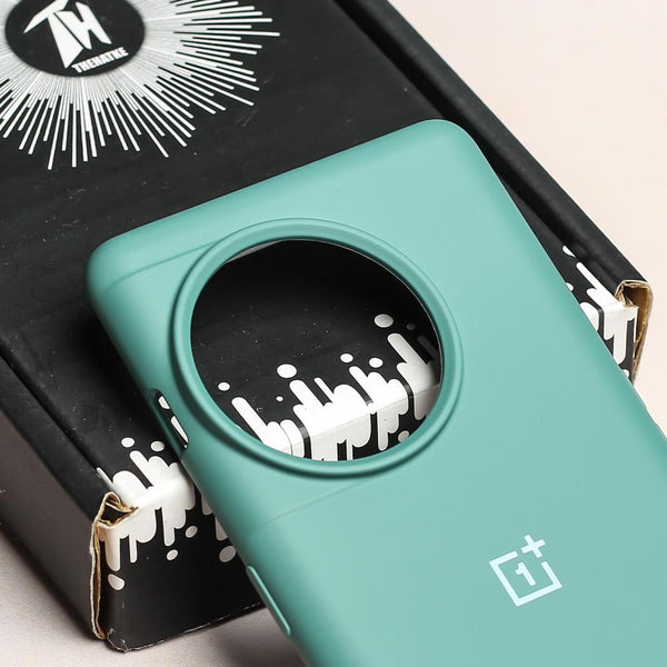Green Original Silicone case for Oneplus 11R - The Hatke