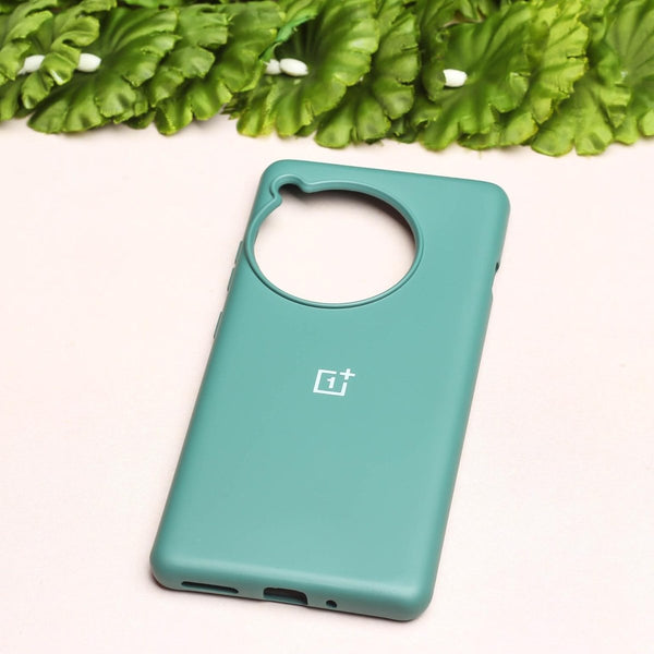 Green Original Silicone case for Oneplus 12R - The Hatke