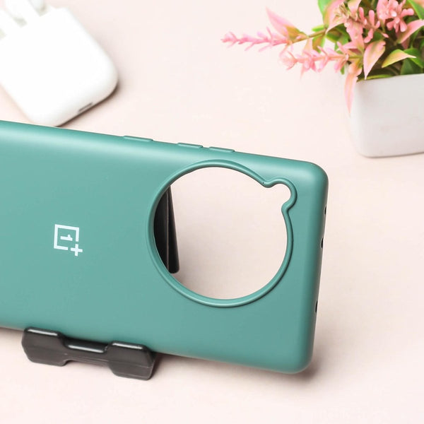 Green Original Silicone case for Oneplus 12R - The Hatke