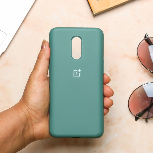 Green Original Silicone case for Oneplus 6T - The Hatke