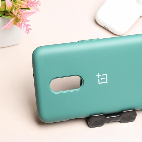 Green Original Silicone case for Oneplus 6T - The Hatke