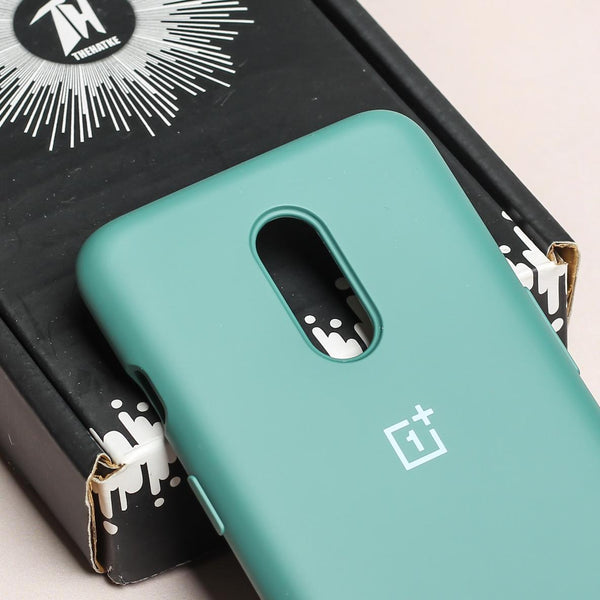 Green Original Silicone case for Oneplus 6T - The Hatke