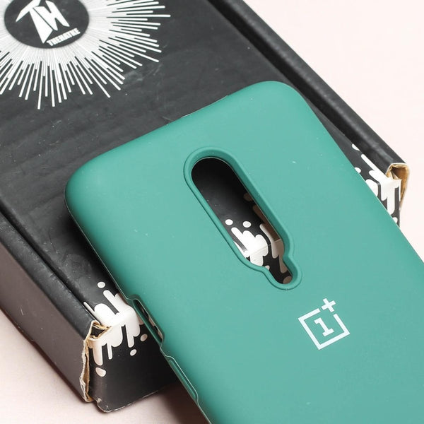 Green Original Silicone case for Oneplus 7 Pro - The Hatke