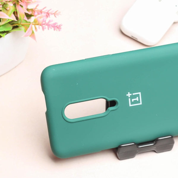Green Original Silicone case for Oneplus 7 Pro - The Hatke