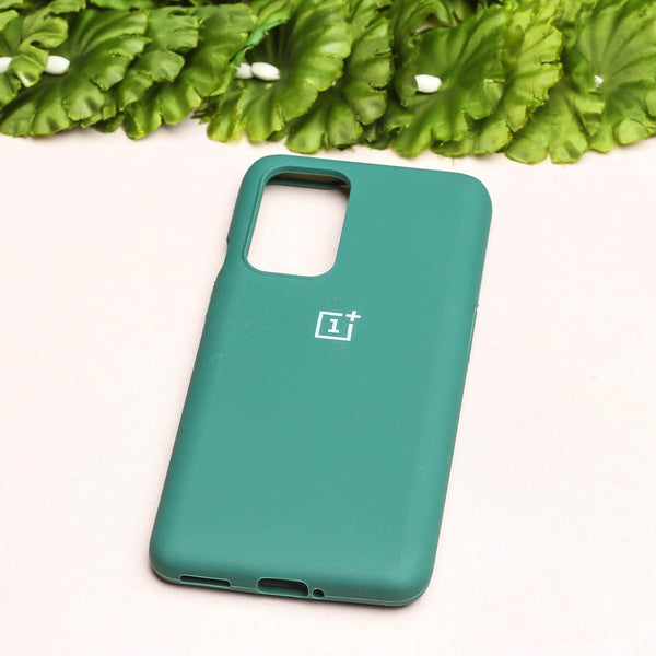 Green Original Silicone case for Oneplus 9 - The Hatke