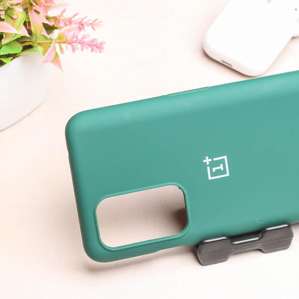 Green Original Silicone case for Oneplus 9 - The Hatke