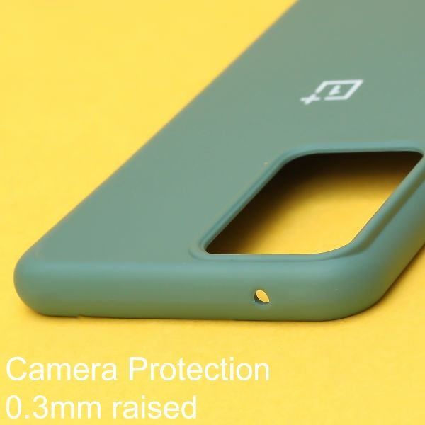 Green Original Silicone case for Oneplus Nord 2T - The Hatke
