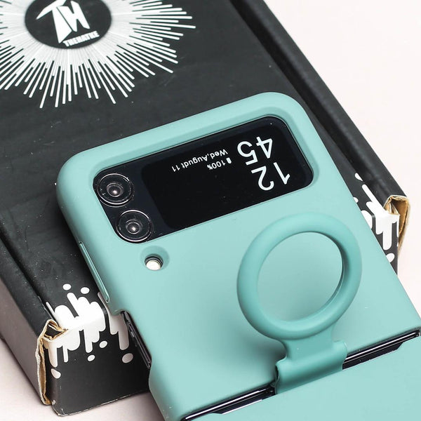 Green Original Silicone case for Samsung Galaxy Z FLIP 3 - The Hatke