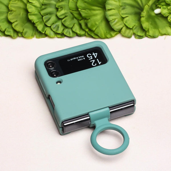 Green Original Silicone case for Samsung Galaxy Z FLIP 3 - The Hatke