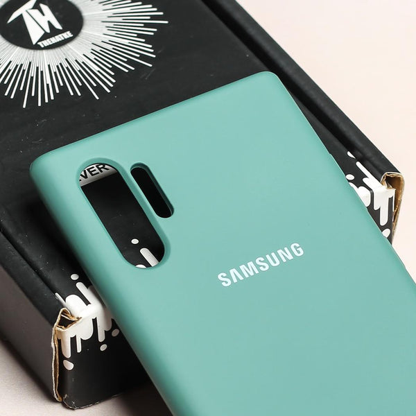 Green Original Silicone case for Samsung Note 10 Plus - The Hatke