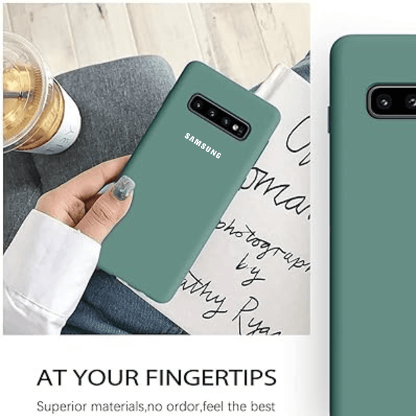 Green Original Silicone case for Samsung S10 - The Hatke