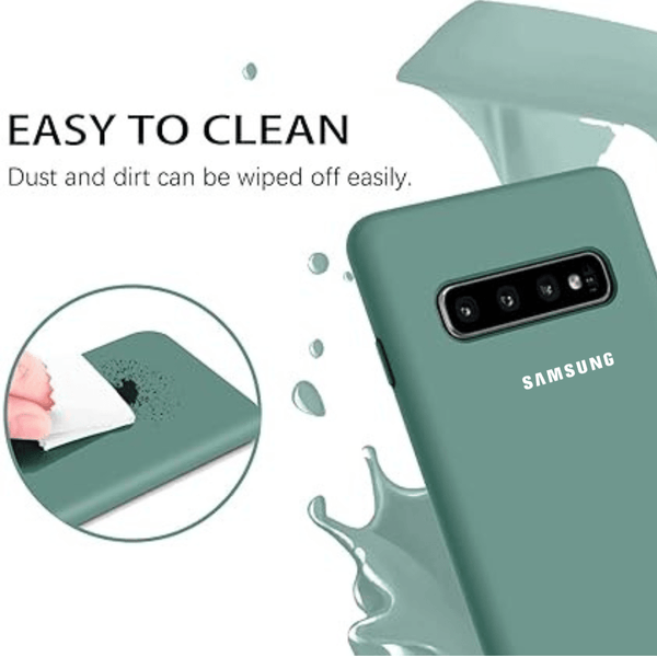 Green Original Silicone case for Samsung S10 - The Hatke