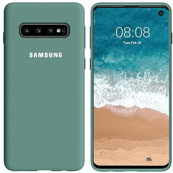 Green Original Silicone case for Samsung S10 - The Hatke