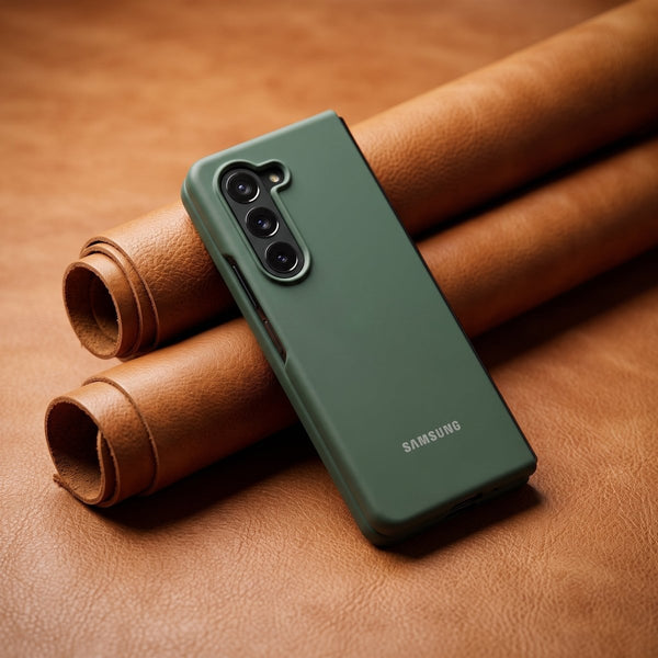 Green Original Silicone case for Samsung Z Fold 5 5G - The Hatke