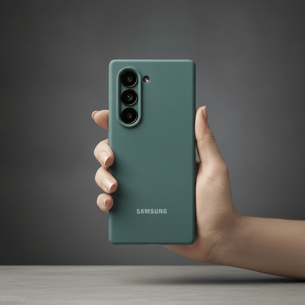 Green Original Silicone case for Samsung Z Fold 6 5G - The Hatke