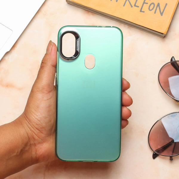 Green Rgiem Slim Slicone Non-Yellowing Protective Case for Redmi Note 7 Pro - The Hatke