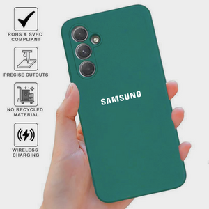 Green Original Silicone case for Samsung S23 Plus