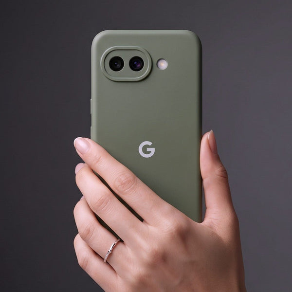 Grey Camera Original Silicone case for Google Pixel 10a - The Hatke