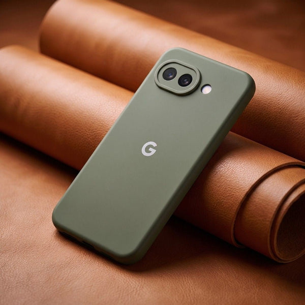 Grey Camera Original Silicone case for Google Pixel 10a - The Hatke
