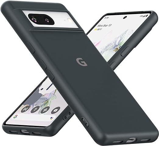 Grey Camera Original Silicone case for Google Pixel 7 - The Hatke