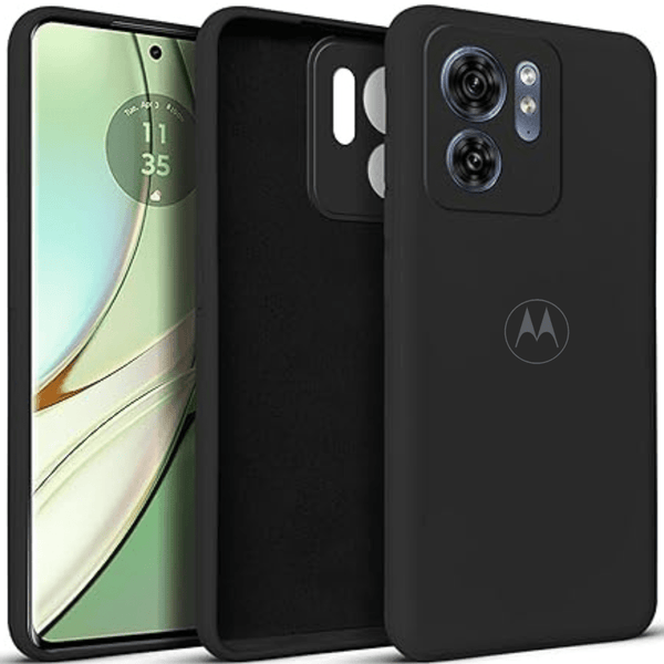 Grey Camera Original Silicone case for Motorola Edge 40 - The Hatke