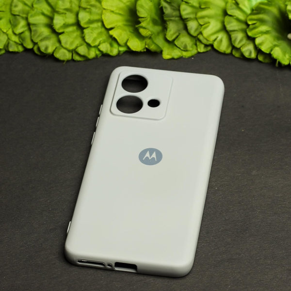 Grey Camera Original Silicone case for Motorola Edge 40 Neo - The Hatke