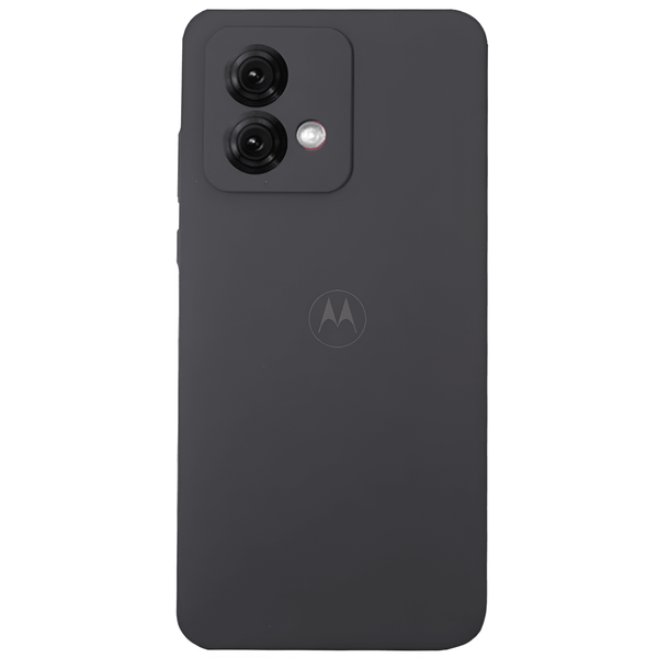 Grey Camera Original Silicone case for Motorola G84 - The Hatke