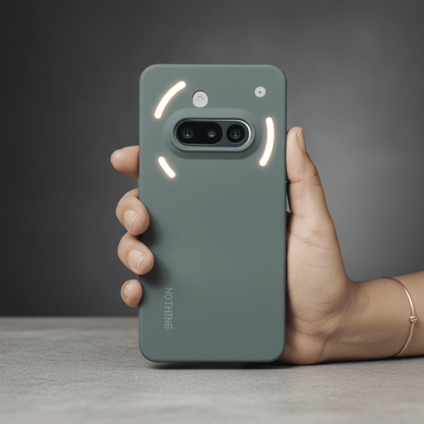 Grey Camera Original Silicone case for Nothing Phone 3a - The Hatke