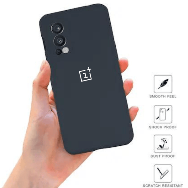 Grey Camera Original Silicone case for Oneplus Nord 2 - The Hatke
