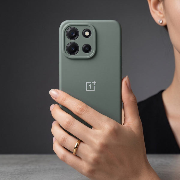 Grey Camera Original Silicone case for Oneplus Nord 6 - The Hatke