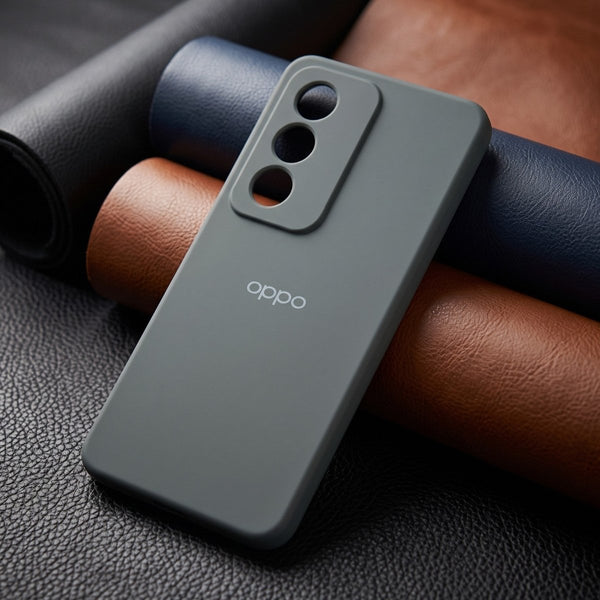 Grey Camera Original Silicone case for Oppo K12X - The Hatke