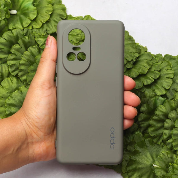 Grey Camera Original Silicone case for Oppo Reno 10 - The Hatke