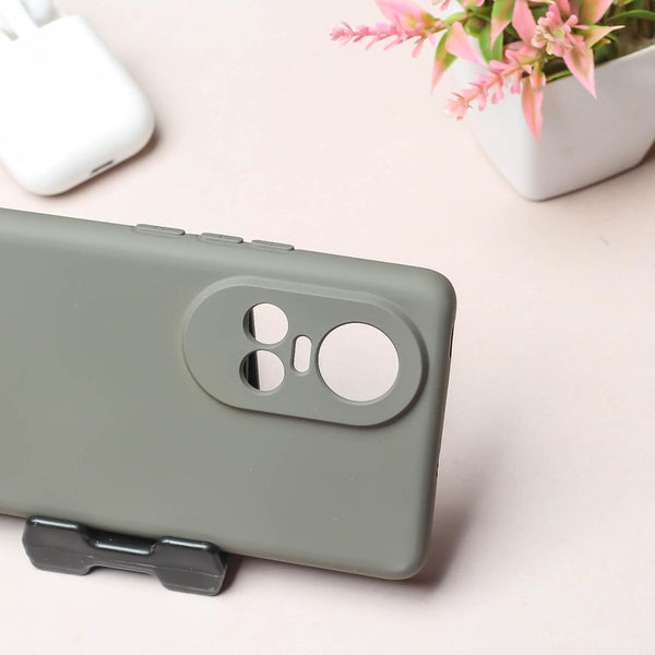 Grey Camera Original Silicone case for Oppo Reno 10 - The Hatke