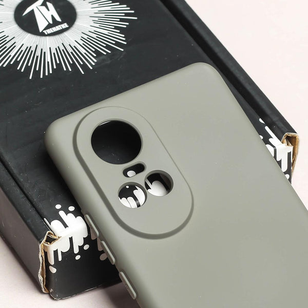 Grey Camera Original Silicone case for Oppo Reno 10 - The Hatke