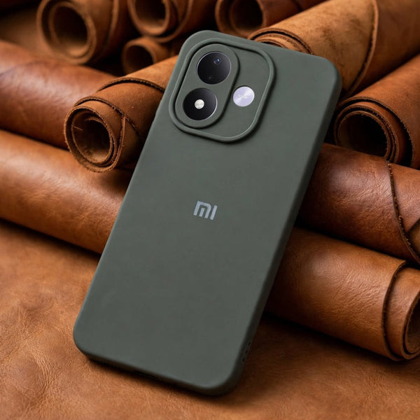 Grey Camera Original Silicone case for Redmi Note 17 - The Hatke