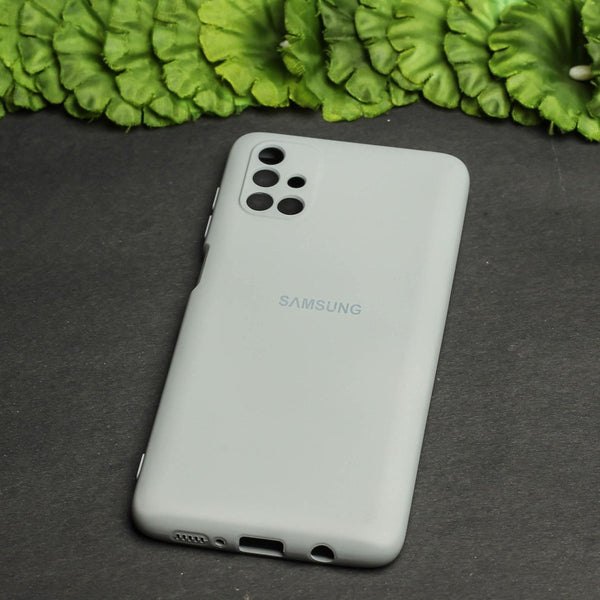 Grey Camera Original Silicone Case for Samsung A51 - The Hatke