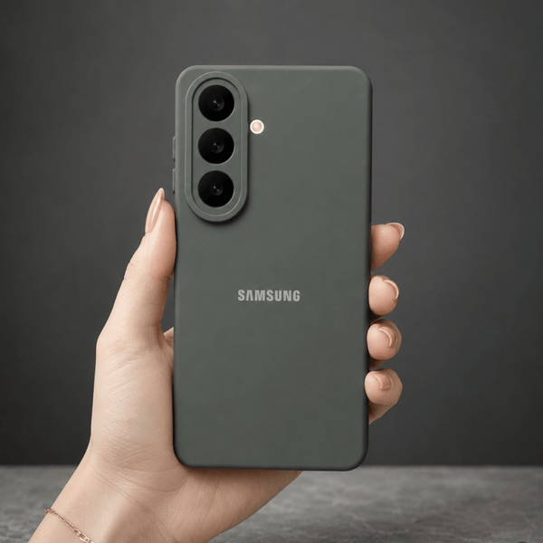 Grey Camera Original Silicone case for Samsung S26 - The Hatke