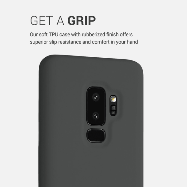 Grey Camera Original Silicone case for Samsung S9 Plus - The Hatke