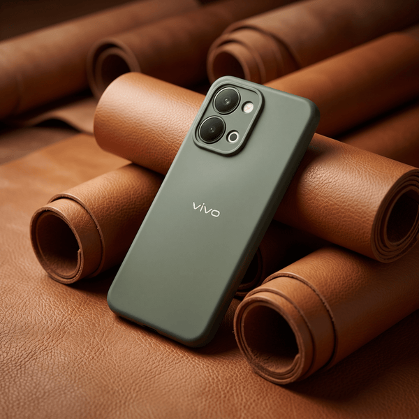 Grey Camera Original Silicone case for Vivo T5x - The Hatke
