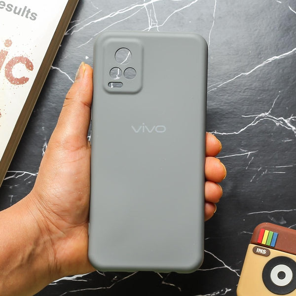 Grey Camera Original Silicone case for Vivo V20 - The Hatke