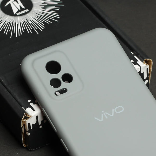 Grey Camera Original Silicone case for Vivo V20 - The Hatke
