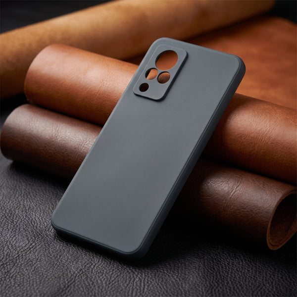 Grey Camera Original Silicone case for Vivo V21 - The Hatke