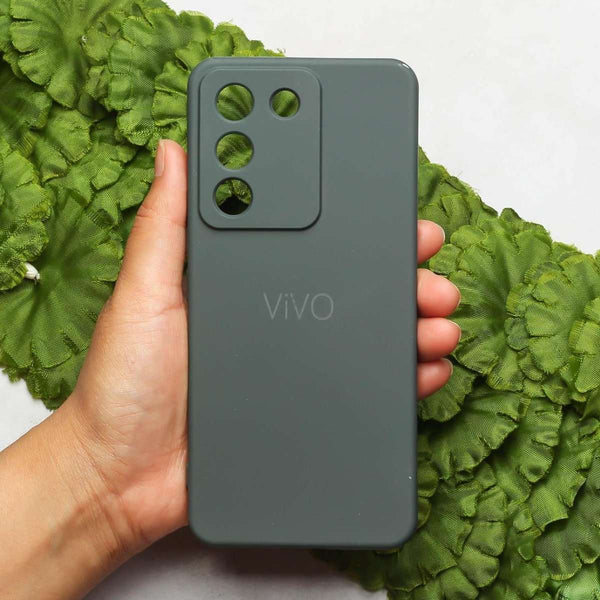 Grey Camera Original Silicone case for Vivo V29 - The Hatke
