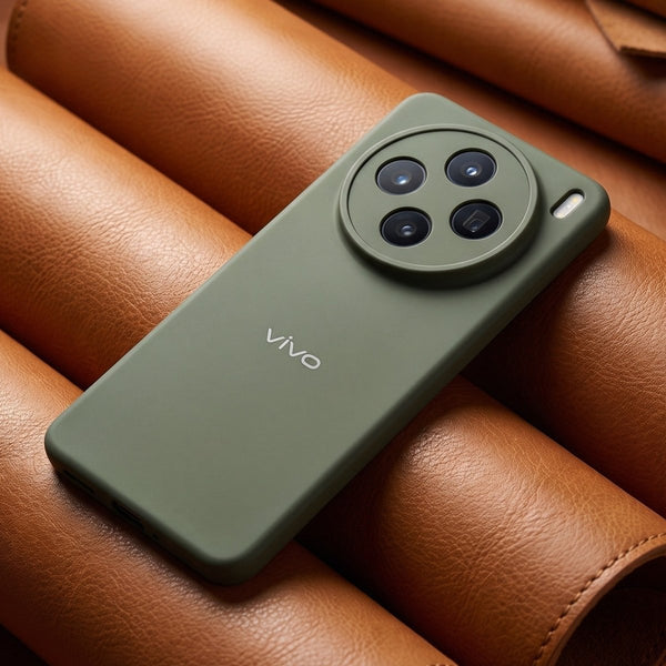 Grey Camera Original Silicone case for Vivo X200T - The Hatke