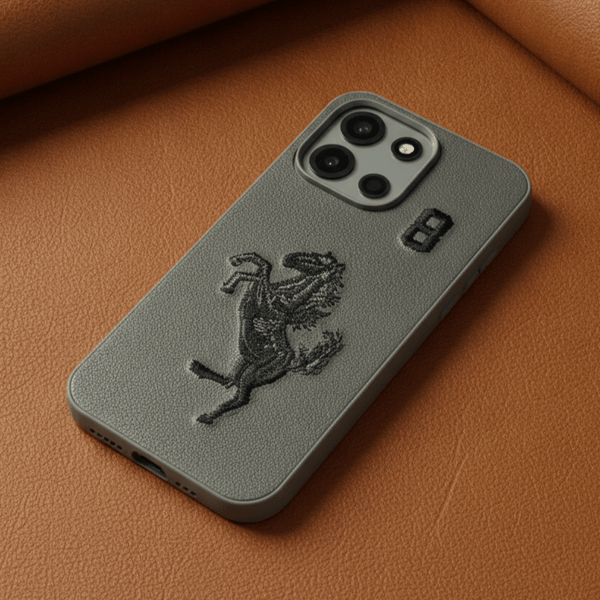 Grey Leather Horse No.8 OC Ornamented for Oneplus Nord 6 - The Hatke