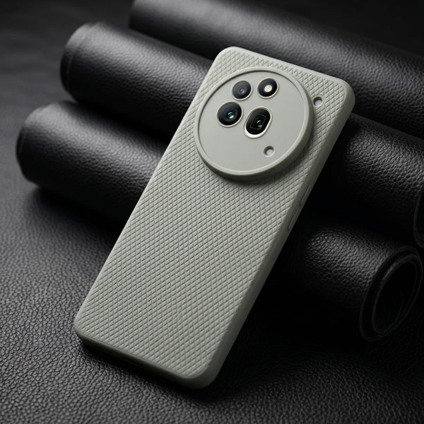 Grey Line Wave Silicone Case for Nothing Phone 3A Pro - The Hatke