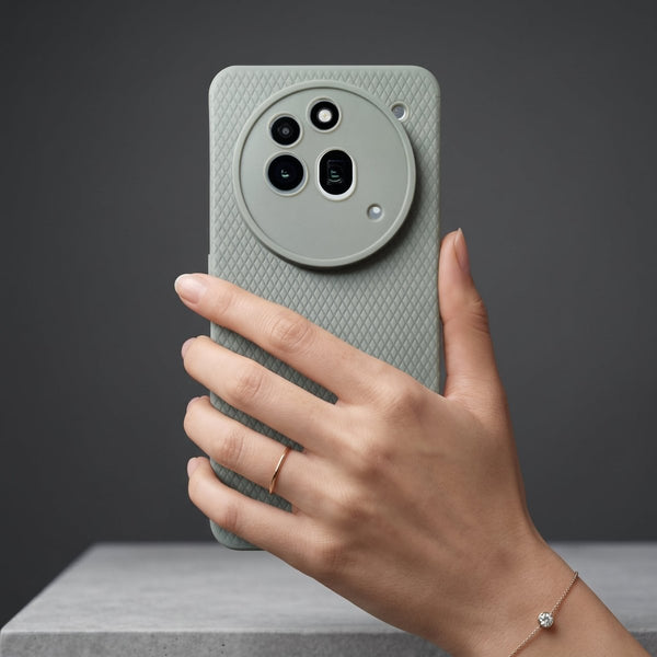 Grey Line Wave Silicone Case for Nothing Phone 3A Pro - The Hatke